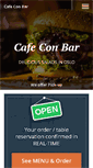 Mobile Screenshot of cafeconbar.no